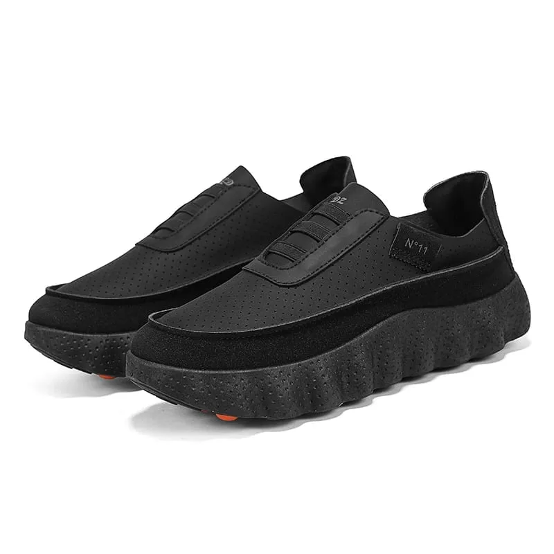 Outdoor Walking Jogging Footwear Sneakers New Casual Shoes Autumn Men Chunky Platform Non Slip Male Breathable Running Shoes — image 8