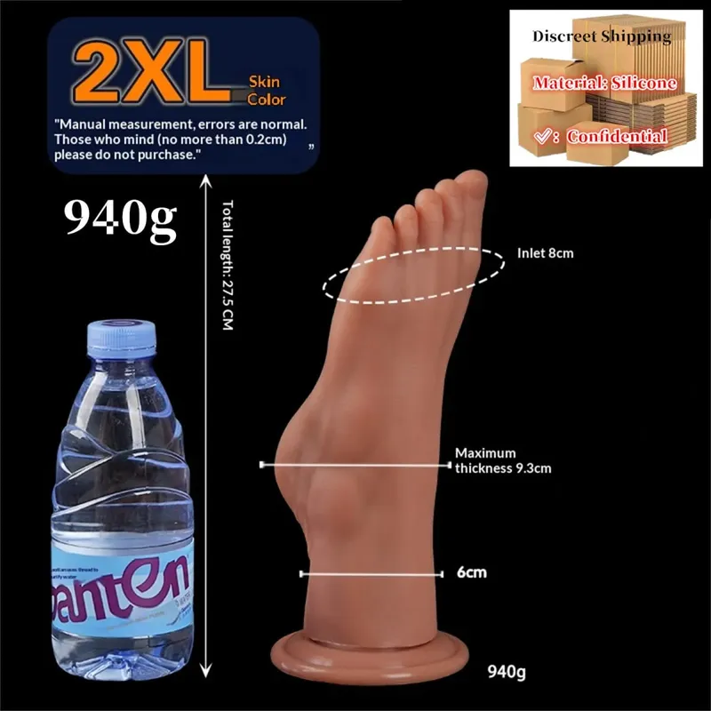 Enorme Voeten Stijl Anale Plug Grote Siliconen Kont ButtPlug Diepe Masturbator Dildo Dilatator Stimulator Anale Dildo Adult Sex Toy Voor vrouwen — image 10