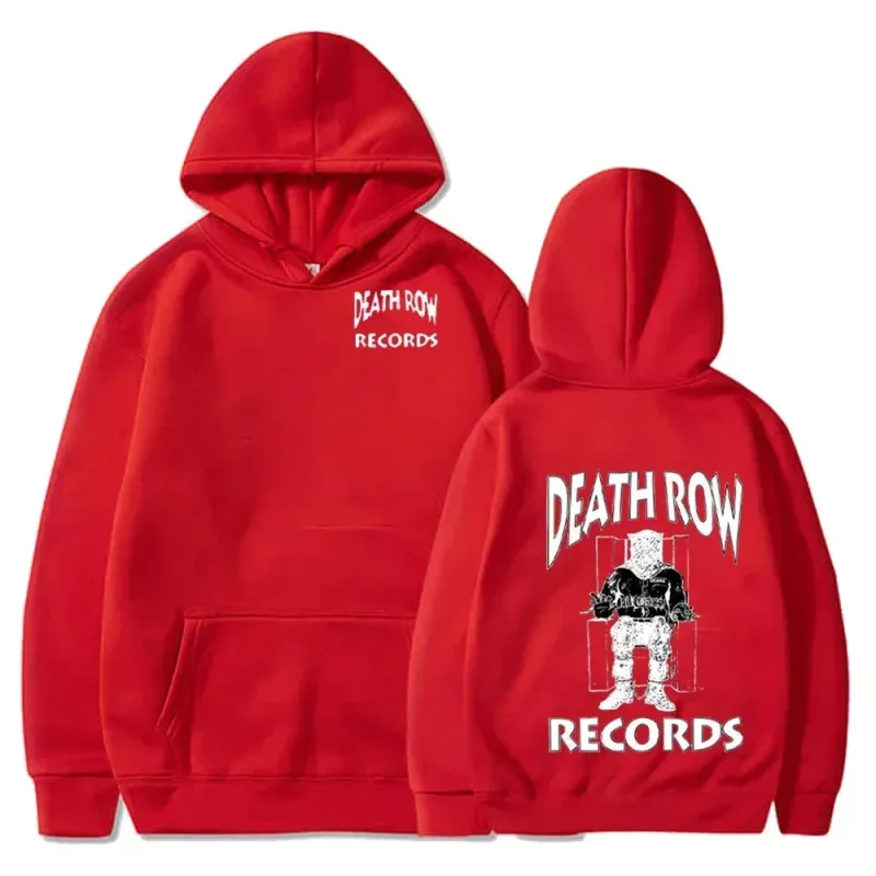 Death Row Records Hoodies Spring Autumn Fleece Hoodie Pullover Fashion Men Women Loose Hooded Sweatshirts Hip Hop Streetwear Top — image 16