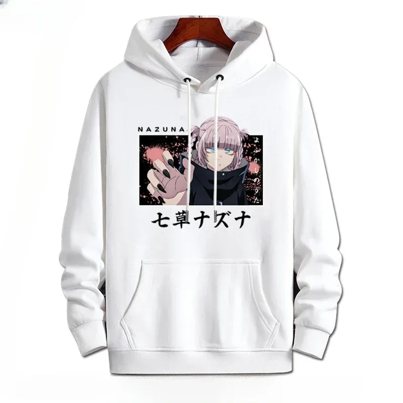 Y2K Anime CALL OF THE NIGHT Nazuna Nanakusa Grappige Hoodie Hip Hop Grafische Sweatshirts Poleron Hombre Streetwear Harajuku Tracksui
