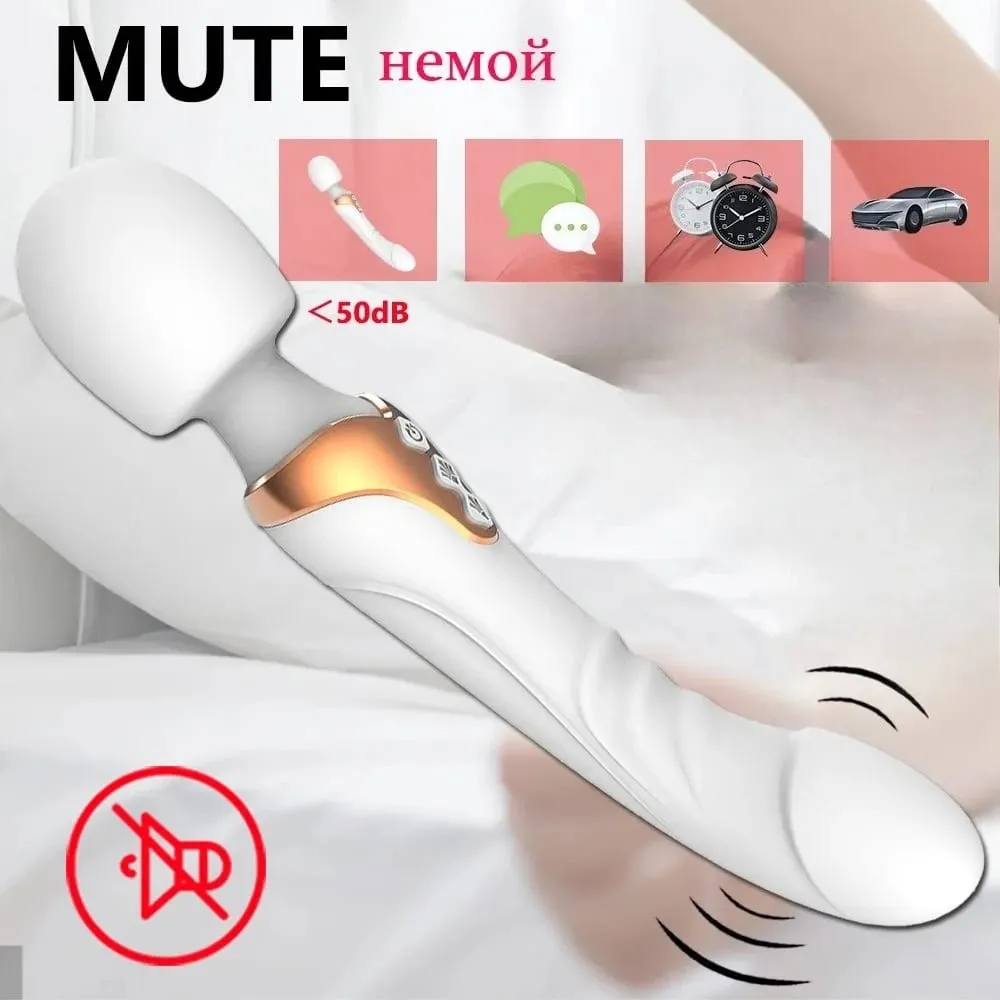 Vrouwen Krachtige AV Dildo Vibrator Toverstaf 10 Modi Clitoris Stimulator G Spot Vagina Tepel Massager Adult Sex Toys voor vrouwen — image 4