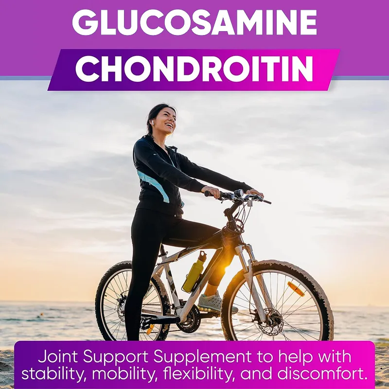 Glukosamin Chondroitin Kurkuma MSM - Trojitá síla pomáhá s pohyblivostí kloubů Doplněk pro podporu imunity — image 3