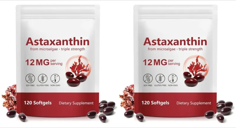 Cilt Sağlığı ve Sağlıklı Yaşlanma için Antioksidan Destekli Mikroalglerden Astaksantin Takviyesi 12mg Softgeller 120 Sayısı — image 8