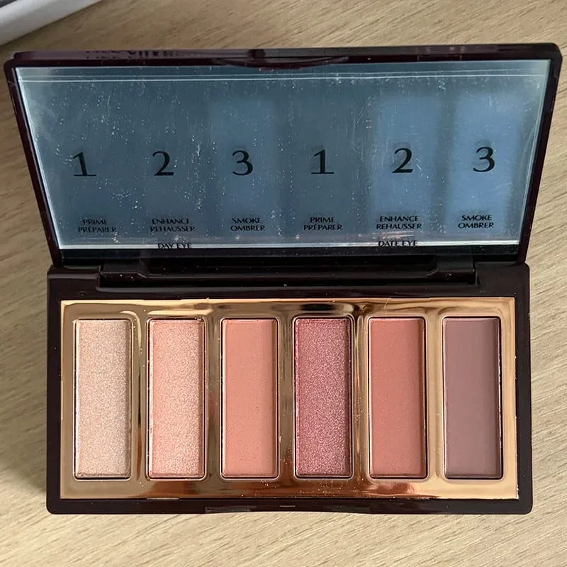 Charlotte Tilbury PILLOW TALK Série Coração Macio Cor Dupla Pó Blush Placa de Cores Código de Cores Quentes Primeiro Amor Sexo em Fogo — image 19