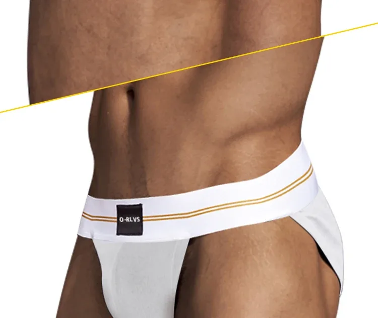 Slips für Männer, nahtlos, Hip-Design, Herren-Unterwäsche, supergroß, breit, 5 cm, elastisches Band, unabhängige Codpiece, kurze Hosen für Jungen — image 20