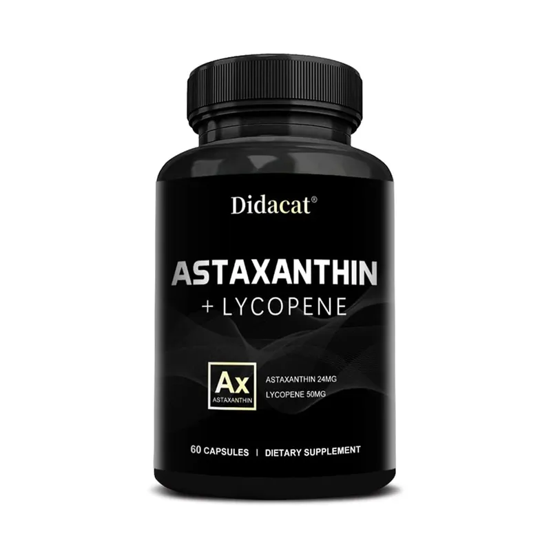 Astaxanthinesupplement voor mannen en vrouwen | Van Haematococcus Pluvialis Microalgen voor ondersteuning van de oog- en huidgezondheid