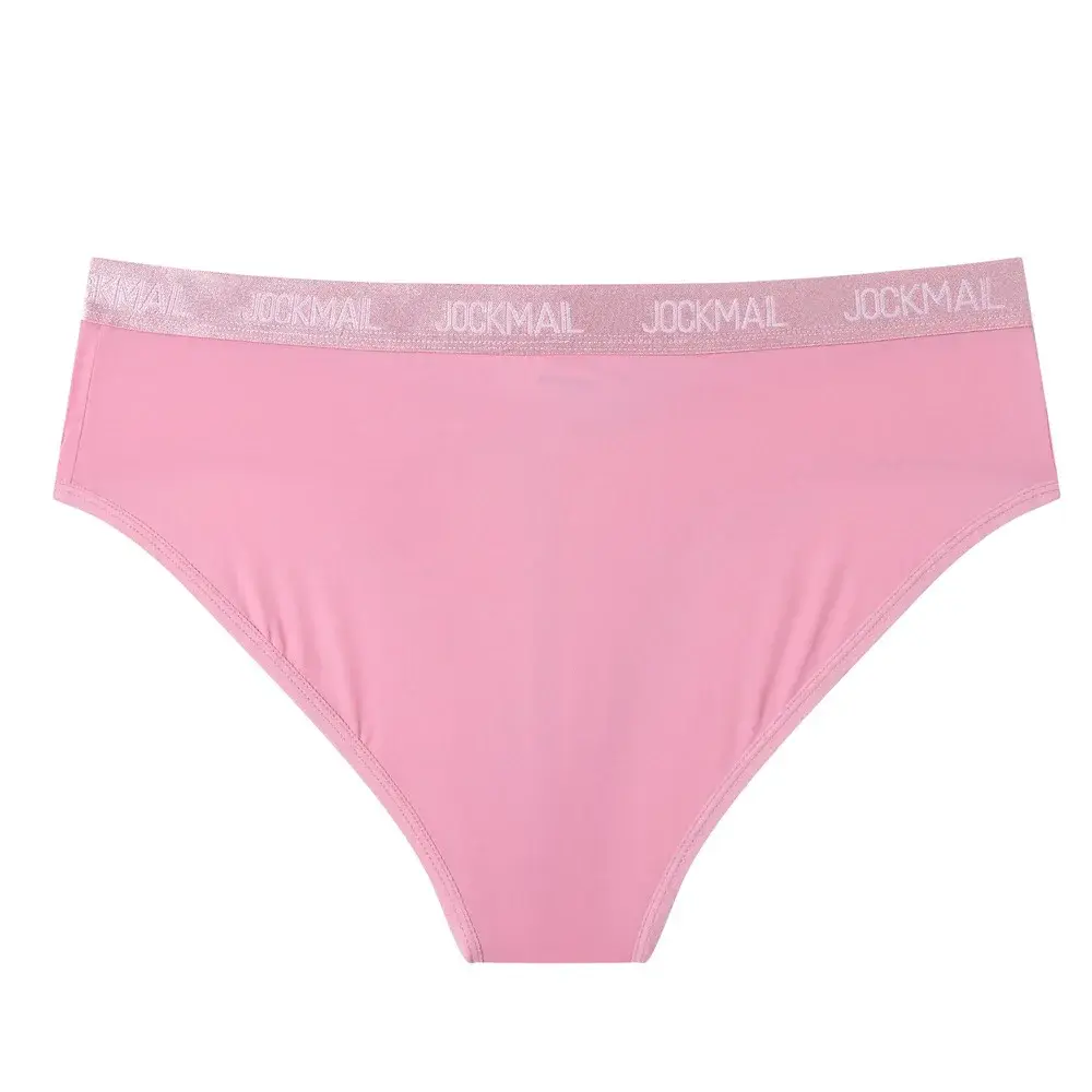 Jockmail Herr Underkläder Låg midja Sexig Brev Sport Andas Sommar Ice Silk Trosor Stor väska Nylon Enfärgad Man Trosor — image 42
