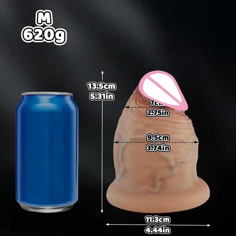 5 Sizes Silicone Dildos Butt Plug Thick Anal Plug Realistic Huge Thick Dildo With Suction Cup Adults Toys Sex Toys For Women Man