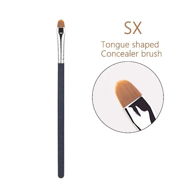 4 Types Sizes Upgraded Ultra-thin Foundation Concealer Makeup Brush Professional Liquid Foundation Cream Concealer Make-up Tool — image 9