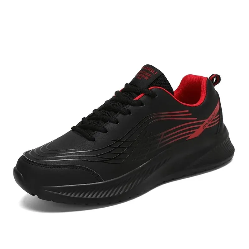 Size 38-47 High Quality Platform Sneakers Black Running Shoes for Men Waterproof Sneakers Men Wear-resistant Walking Sport Shoes