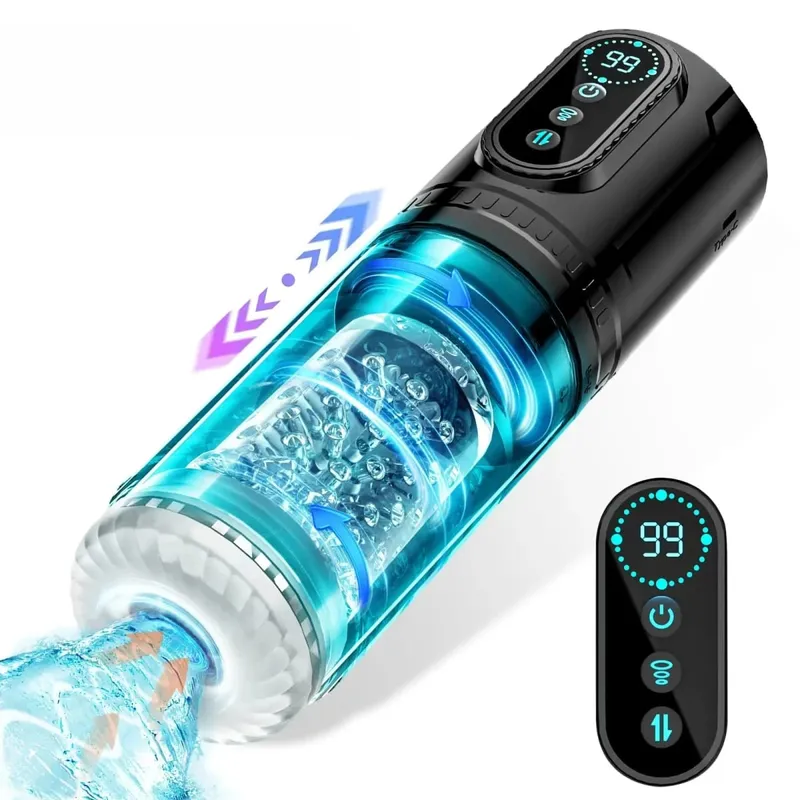 Telescopic Sucking Masturbator for Men R