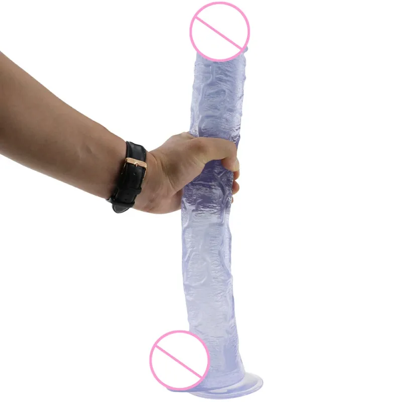 43cm Realistic Long Dildo Cock for Women Anal Sex Toys Huge Big Fake Penis with Suction Cup Flexible G-spot Sex Product Sex Shop