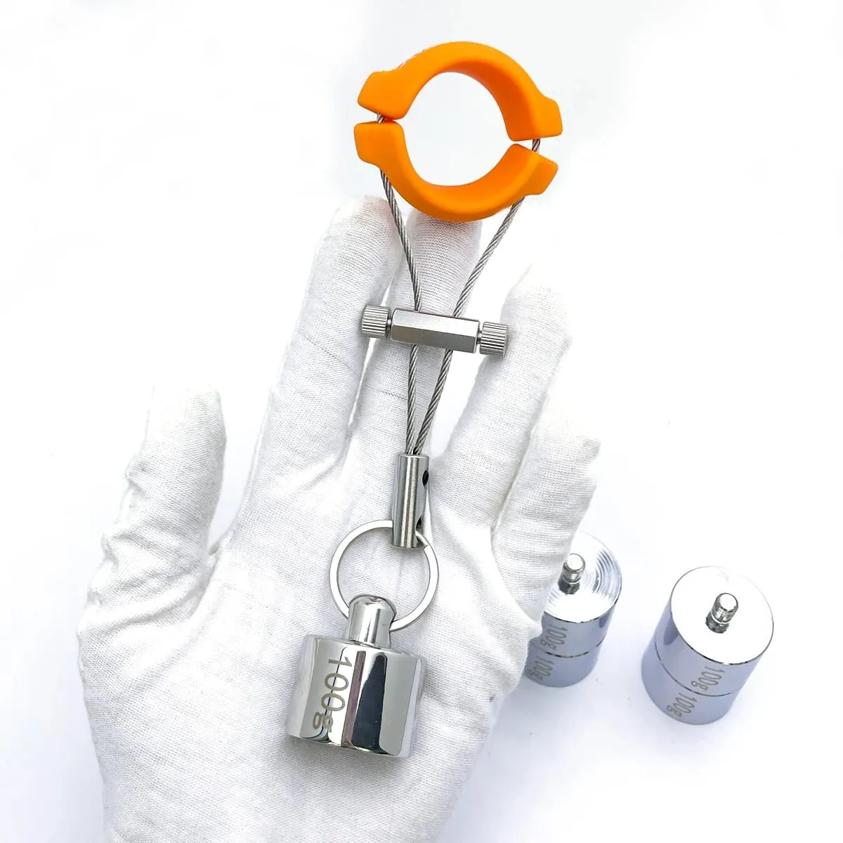 Entrenador de pene, ejercicio de soporte de peso para testículos, peso ajustable, entrenamiento de fuerza, juguete sexual, juguetes para hombres adultos — image 3
