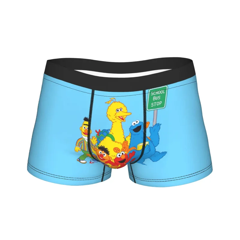 S-Sesams Straten Tango Elmo & Grover Ondergoed Mannen Shorts Slips Grappige Boxershorts Kwaliteit Douane Oversize Slipje — image 13