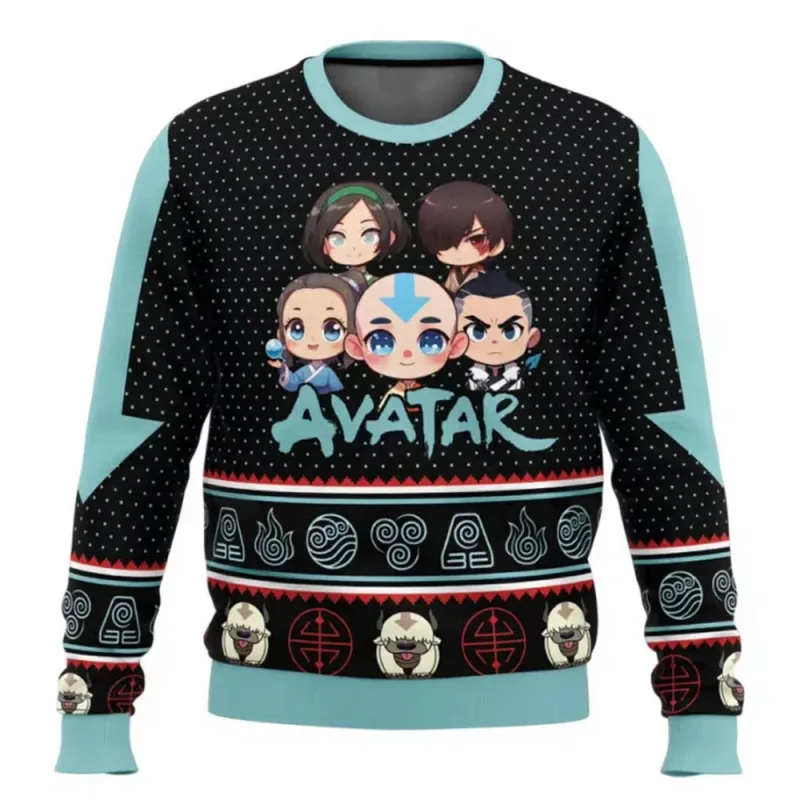 2026 NOVO Suéter de Natal Feio Avatar, o Último Mestre do Ar, para Mulheres e Homens2026 NOVO Suéter de Natal Feio Avatar, o Últ — image 6