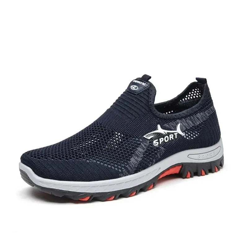 2026 Breathable Hiking Shoes Men Air Mesh Casual Sneakers For Outdoor Lightweight Casual Shoes Men New Fashion Walking Shoes — image 8