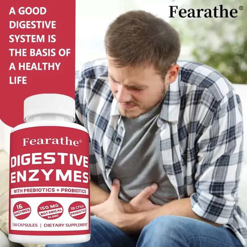 Digestive Enzyme Capsules - with Probiotics & Prebiotics Support Gut Health Immune Support Promote Digestive Health — image 2