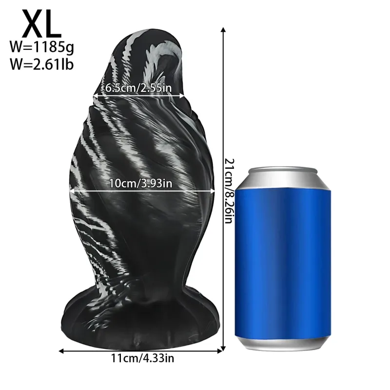 Huge Thick Anal Plug Big Suction Cup Butt Plug Silicone fantasy Anal Stretching dilator expander Adult Sex Toys For Women Men — image 11