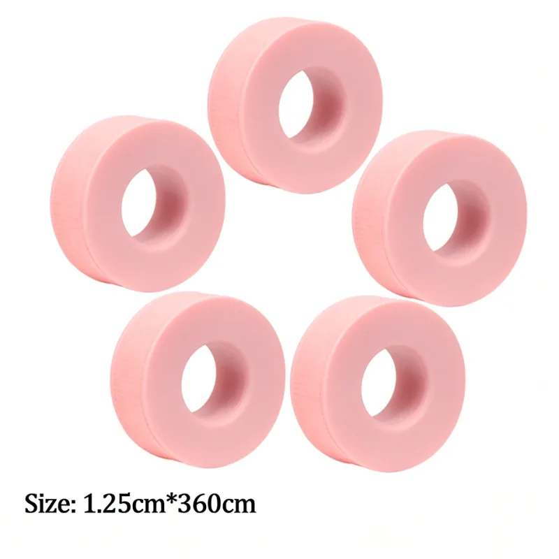 5/10Rolls Silicone Gel Tape for Lash Extensions Non-Woven Breathable Sensitive‑Skin Under‑Eye Patch Lash Tape Makeup Tool Supply