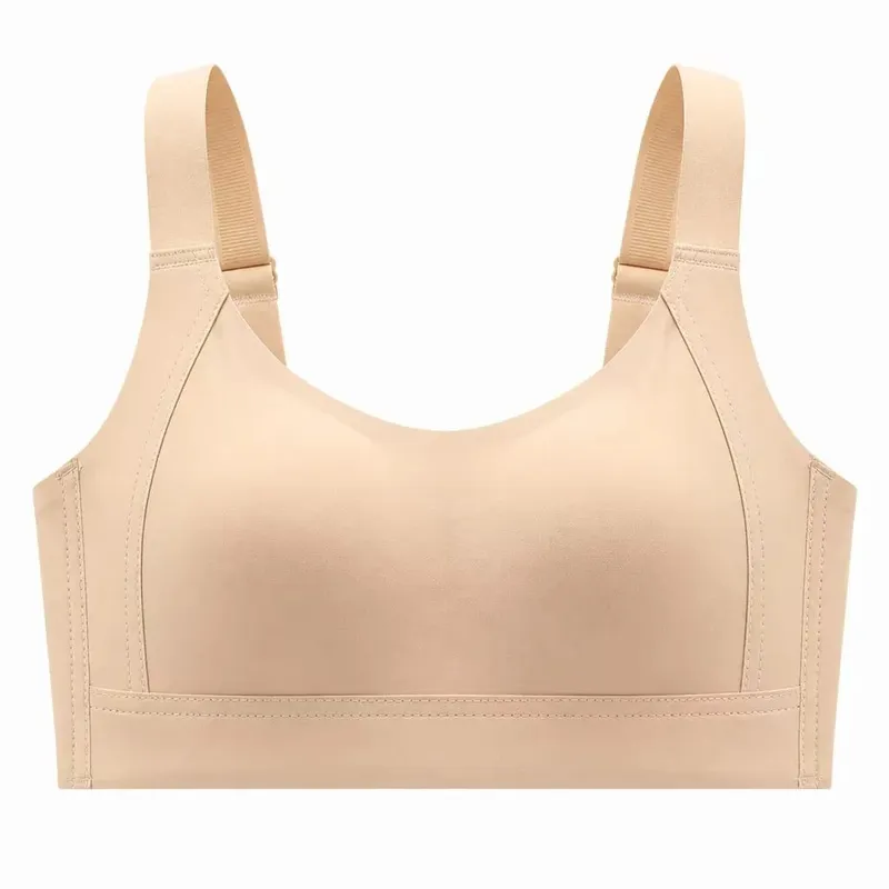 Seamless Wireless Minimizer Bra Soft Support Full Cup Thin Brassiere Comfortable Underwear for Large Bust Women Side Breast Coll — image 5