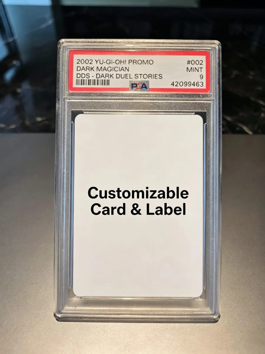 Yu‑Gi‑Oh! Black Rose Dragon QCAC‑JP003 Alternate Art QCSCR Custom Display Card With PSA Style Graded Slab (Not Original) — image 4