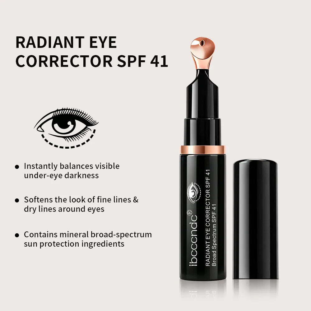 Lakerain protetor solar para os olhos, corretivo spf41, melhora a escuridão sob os olhos, hidratação de longa duração, alivia o inchaço, creme corretor de olhos — image 2