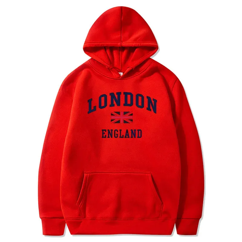London England Hoodie Men's Hooded Sweatshirts Winter Autumn Fleece Outdoor Sports Casual Pullover men womens Hoodies Clothing — image 10