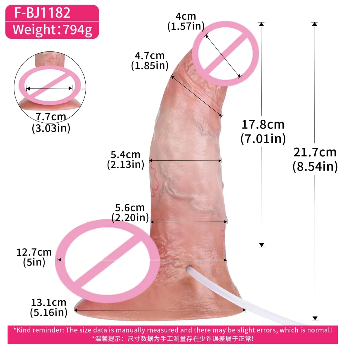Squirting Dildo G‑Spot Stimulator Silicone Sex Toy Intimate Waterproof Adult Toy For Female Vaginal Private Masturbation — image 1