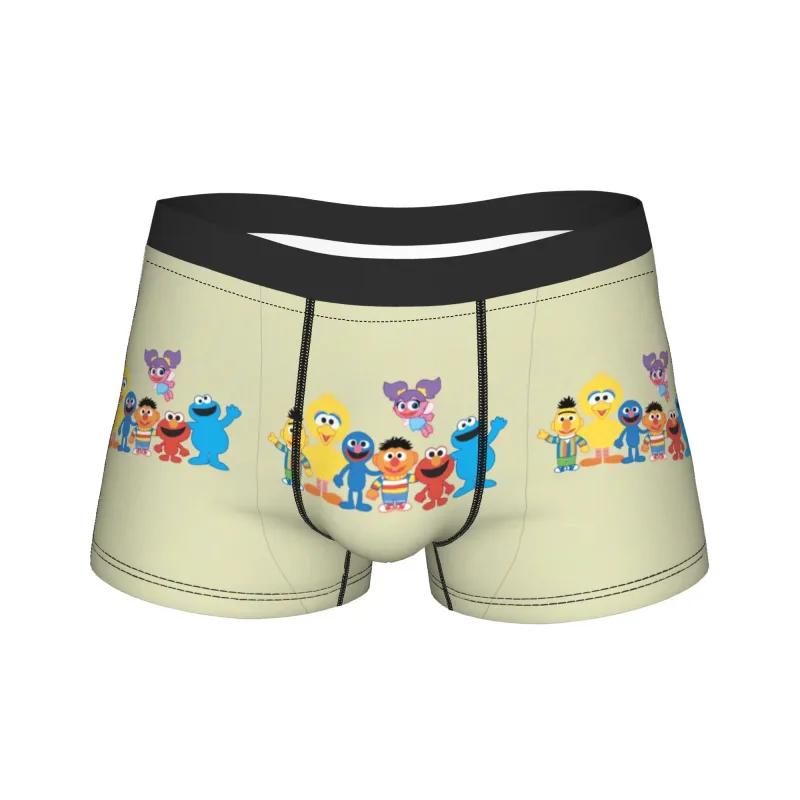 S-Sesams Straten Tango Elmo & Grover Ondergoed Mannen Shorts Slips Grappige Boxershorts Kwaliteit Douane Oversize Slipje — image 8