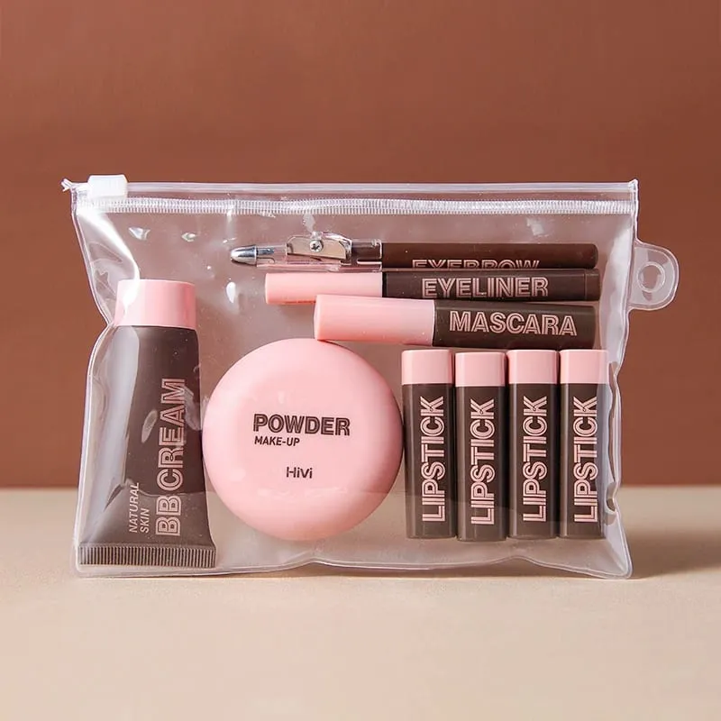 Kit Solekan 9 Keping Bergaya - Set Solekan Muka Penuh Semua-Dalam-Satu untuk Penampilan & Pemberian Hadiah Harian — image 5
