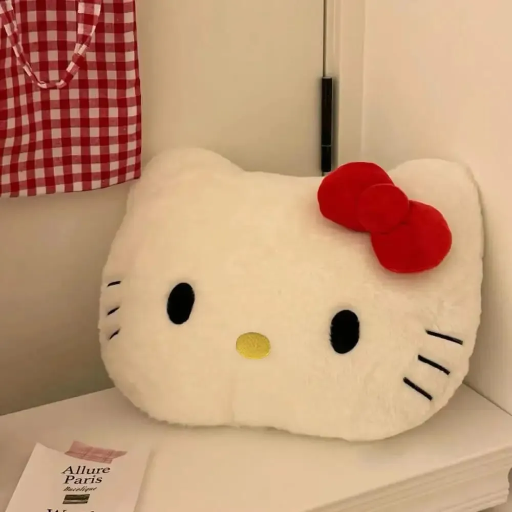 *Anime Sanrio Hello Kitty Cute Cartoon Head Plush Pillow Sofa Bedside Cushion Car Cushion Nap Pillow Birthday Gifts for Girl — image 4