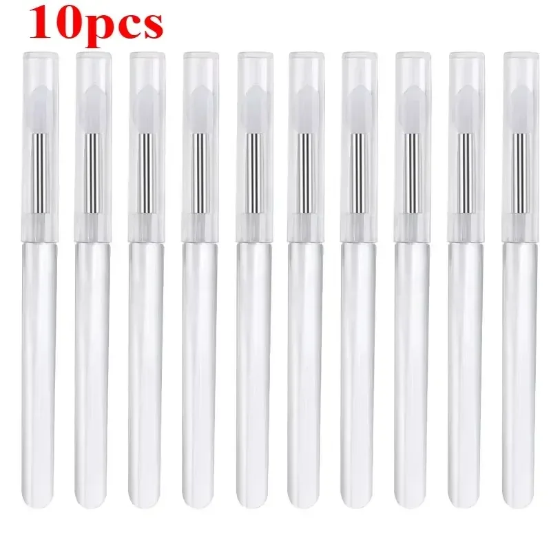 3/5/10PCS Reusable Lip Brush Silicone Lip Mask Applicator Transparent Lipstick Tool For Lip Gloss Eyeshadow Brushes Makeup Tools — image 13