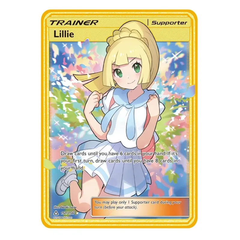 Fajna nowa metalowa karta Pokemon 10000 punktów Arceus Charizard Super karta angielski Mewtwo Lucario Greninja Lillie karty Anime — image 28