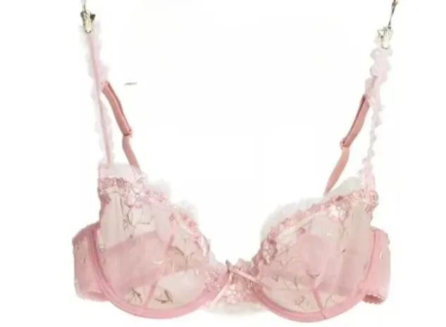 Ultra-thin Steel Band Bra Lovely Plus-size Lace Lingerie Set transparent Comfortable Bra Set Soft Lightweight S-XL Daily Wear