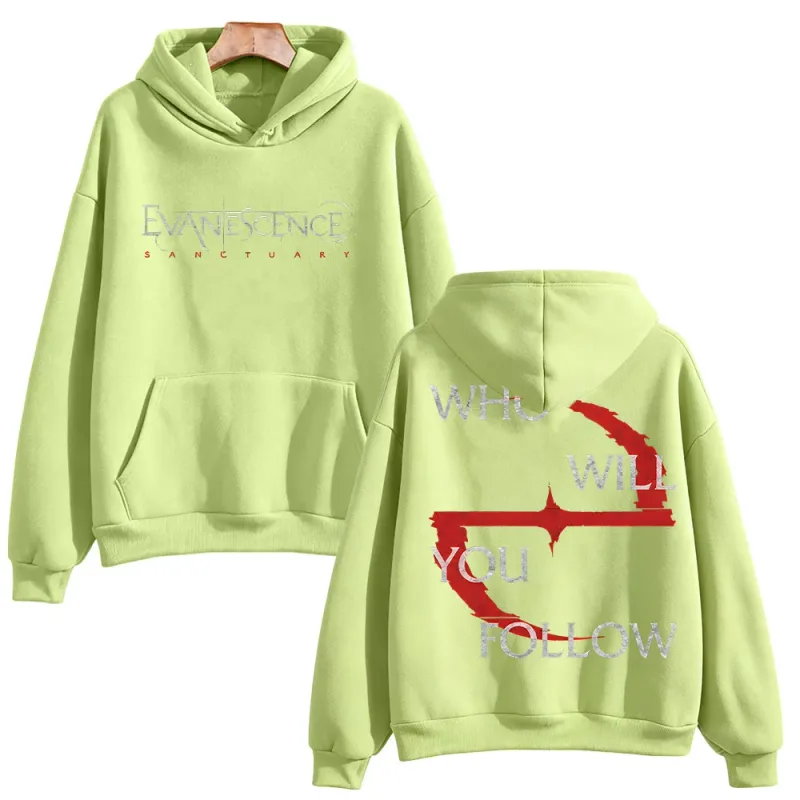 Evanescence Who Will You Follow Hoodie Unisex Gothic Rock Band Sweatshirts Long Sleeve Fans Concert Streetwear Unisex Loose Tops — image 18
