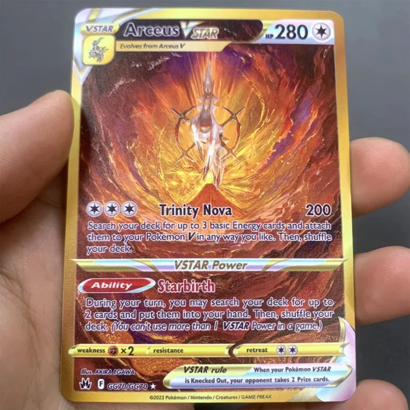 Kartu Pokemon Logam Inggris DIY Arceus Mewtwo Charizard Pikachu Besi Mengkilap Pokémon GX Vmax EX Hadiah Mainan Kartu Koleksi Anak-anak Permainan — image 22