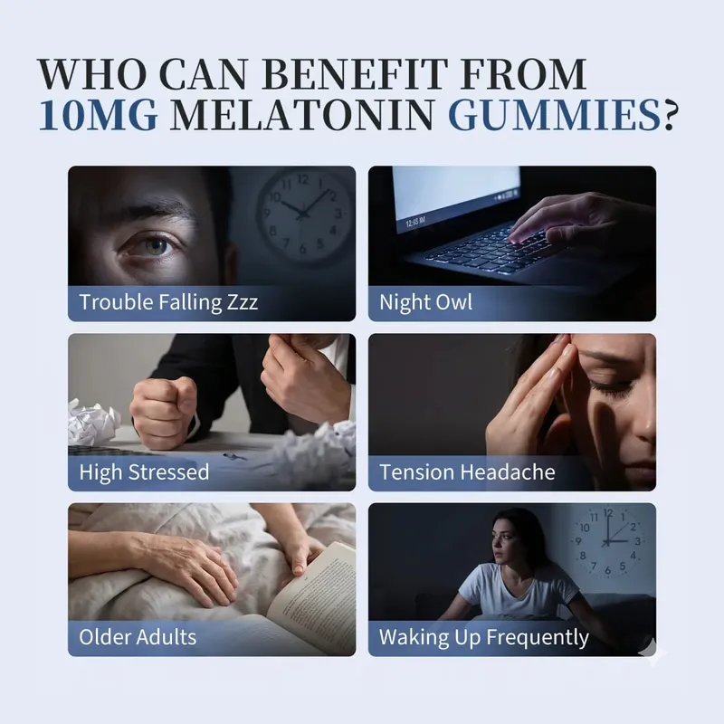 B BEWORTHS Bosbes Melatonine 10 mg Gummies Slapen Creatief voor slaap Slaappillen Melatonine voor slaap Ontspannend voor volwassenen
