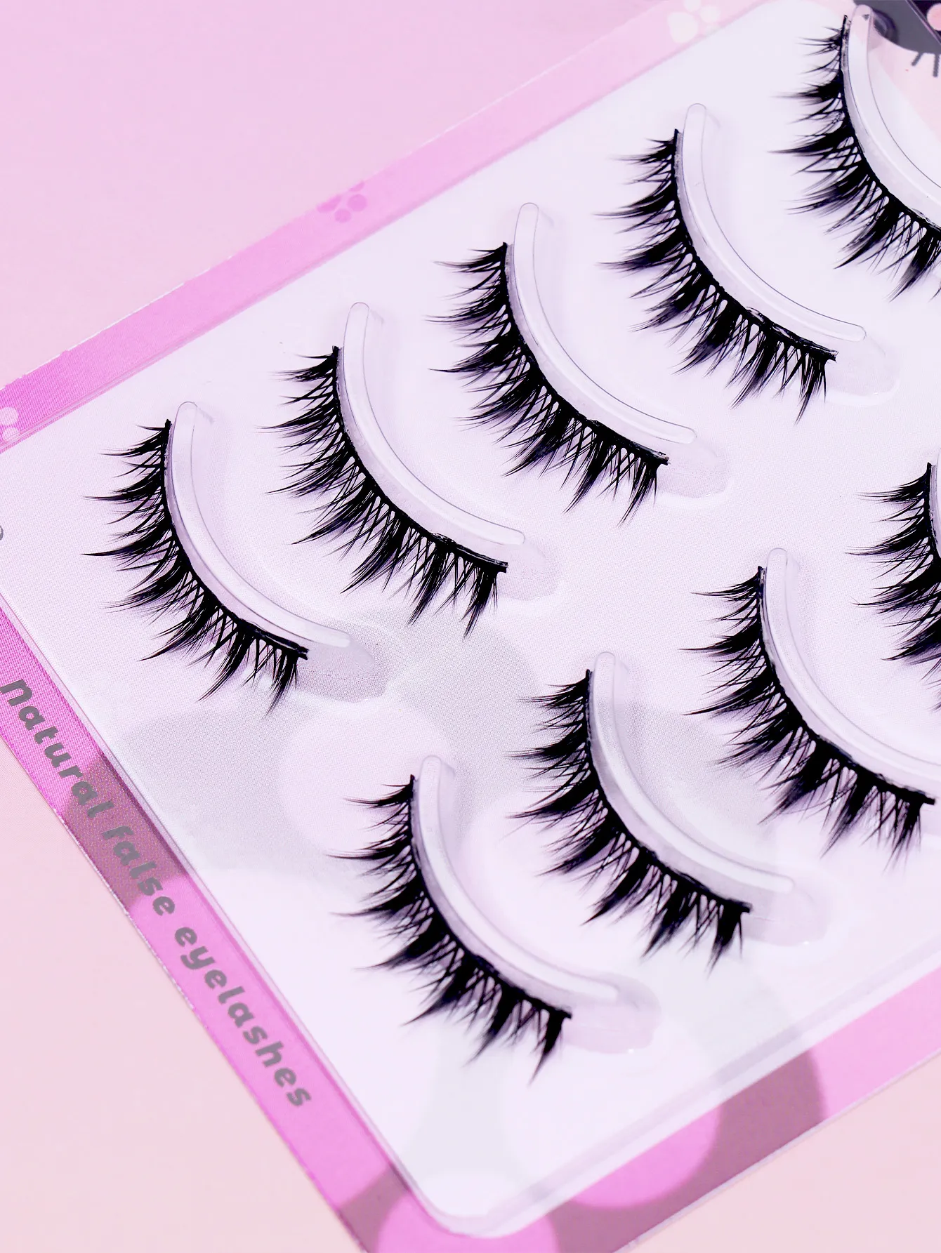Spiky Devil Cat‑Eye False Eyelashes 5‑10mm Wispy Spiky Strip Lashes Natural Fluffy Fox Eye Lash Extension Soft 3D Mink‑Like — image 4