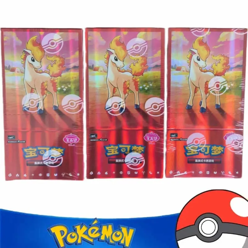 Cartas pokémon genuínas e originais, ptcg, chinês simplificado, zhu e roxo, bolsa de gemas, vol.4, caixa original, presente para crianças — image 1