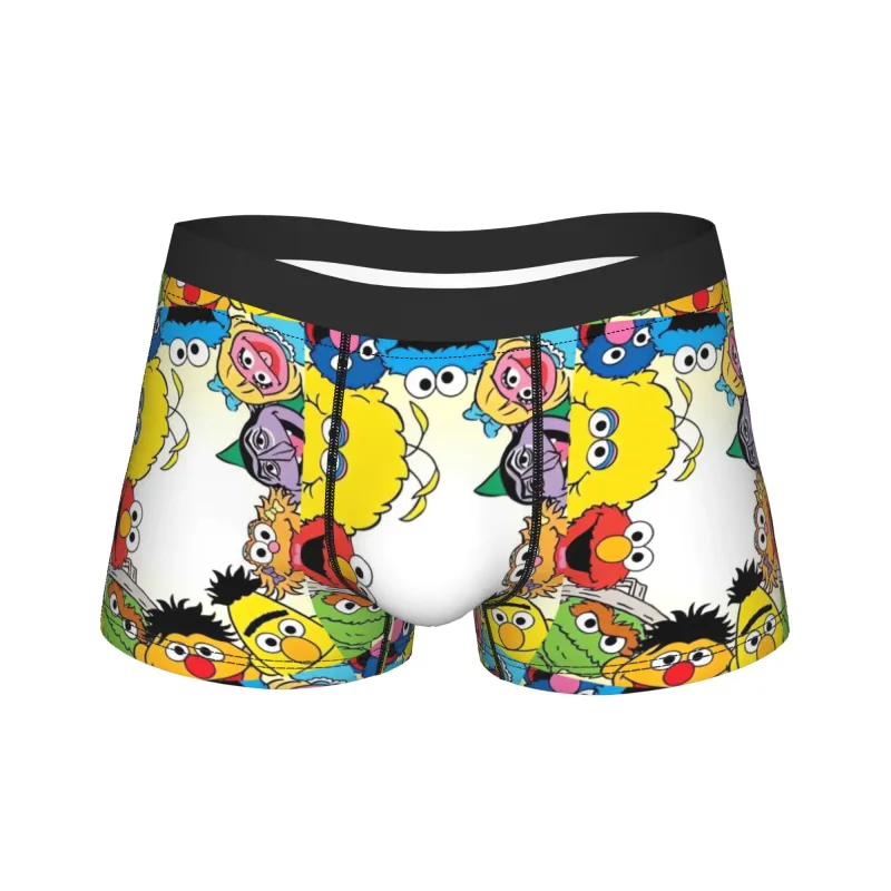 S-Sesams Straten Tango Elmo & Grover Ondergoed Mannen Shorts Slips Grappige Boxershorts Kwaliteit Douane Oversize Slipje — image 18