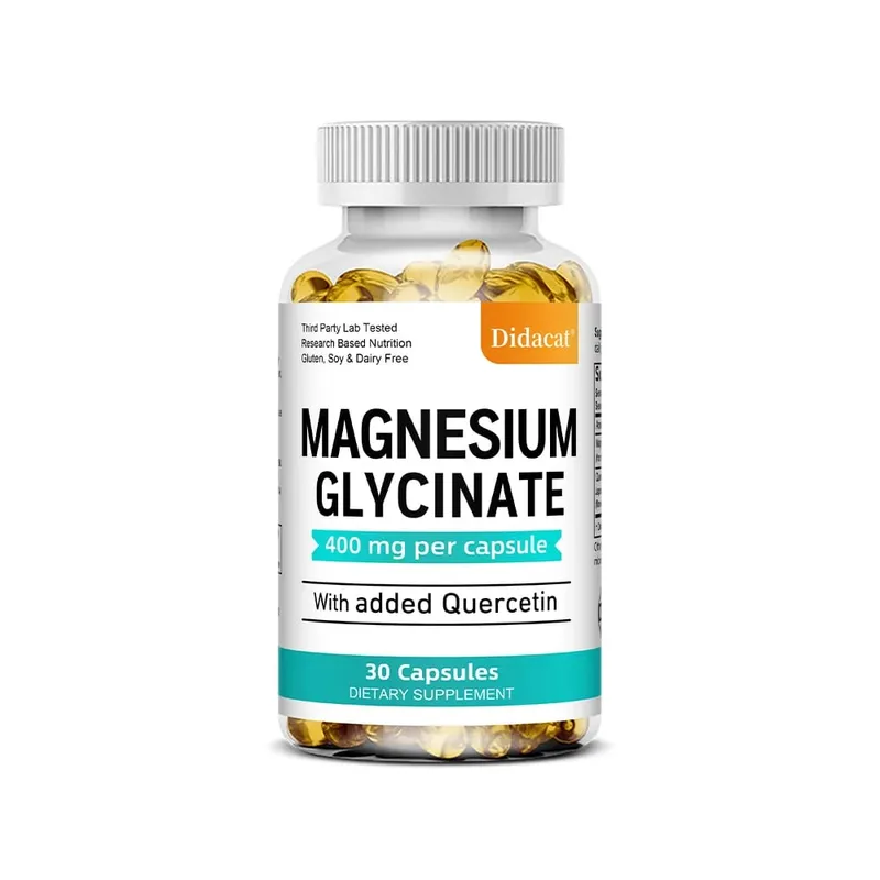 Glicinato de magnésio - com quercetina melhora a saúde cardiovascular, reduz o estresse e promove o crescimento muscular do sono saudável — image 8
