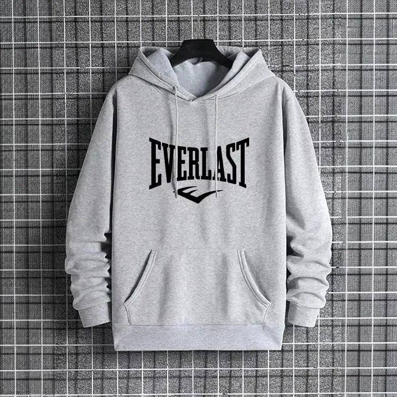 Everlast Hoodie Boxing Fitness Gym Sport Streetwear Motivational Aesthetic Oversized Casual Sport Sweatshirts — image 11