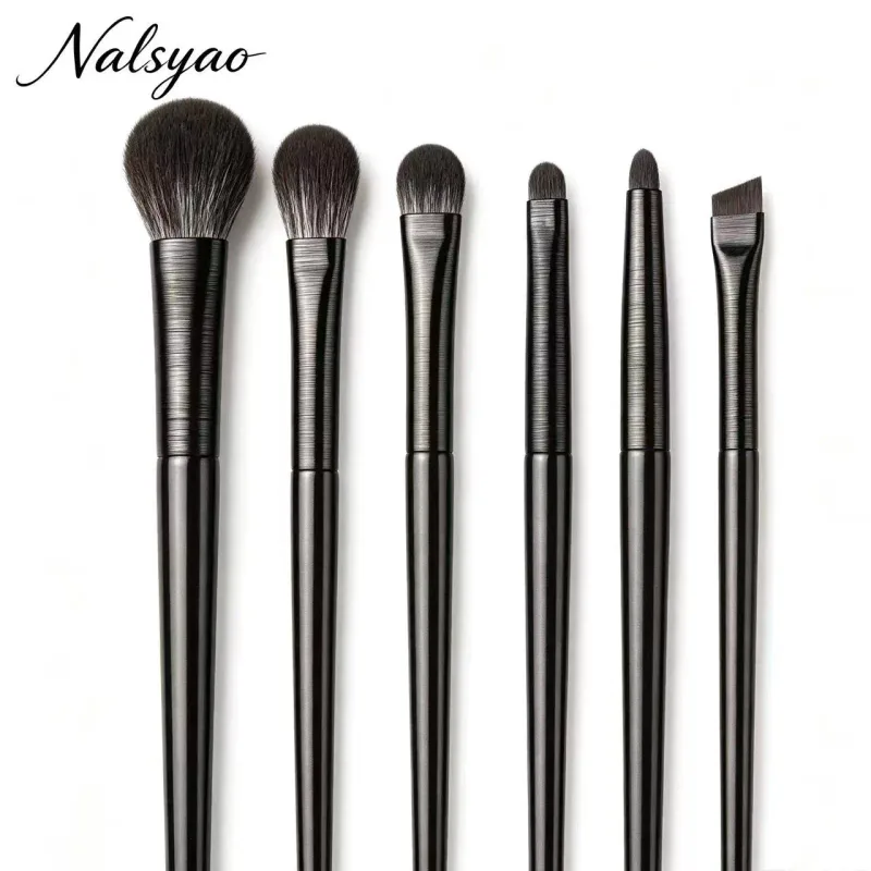 Eyes Cosmetic Blending Detail Make Up Tools Natural Eye Makeup Brushes Set Eyeshadow Brush Eyebrow Contour Eyeliner Brush Women — image 7