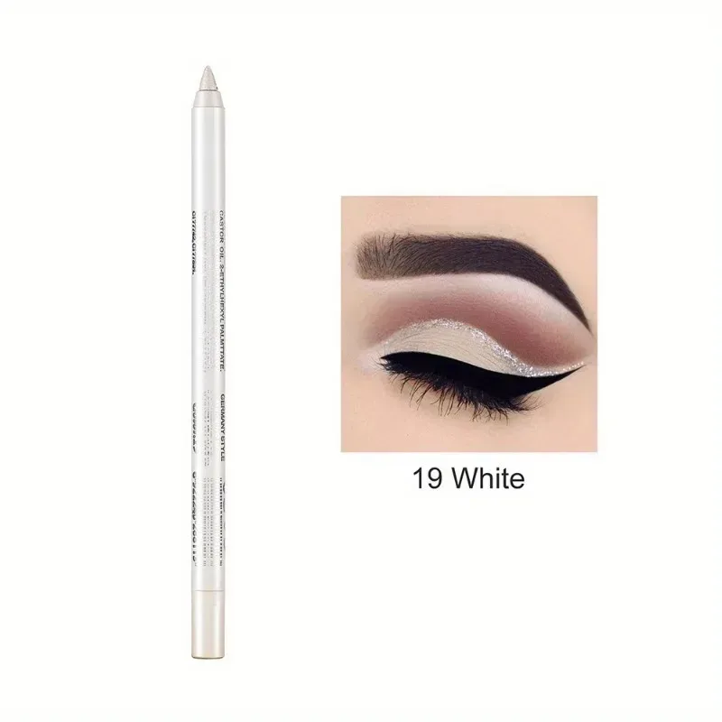 17 สี Pearlescent ดินสออายไลเนอร์สีสันสดใสกันน้ำ Long-Lasting Matte Smooth สวมใส่อายแชโดว์อายไลเนอร์ปากกาแต่งหน้า — image 21