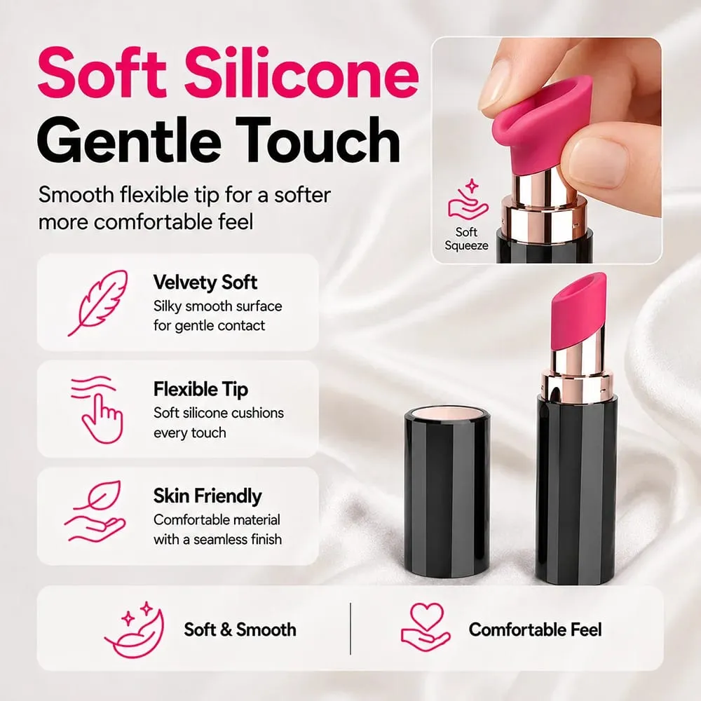 6 режимов, клиторальный всасывающий вибратор для губной помады для женщин, тихий портативный массажер для сосков, мастурбатор, секс-игрушка для взрослых, стимулятор — image 3
