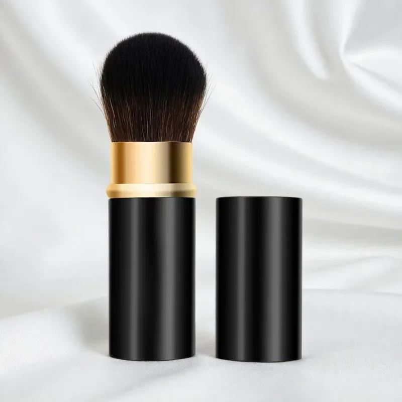Set Kuas Rias Portabel Bepergian dengan Tas Penyimpanan Kuas Foundation Blush Kuas Kosmetik untuk Perlengkapan Kecantikan Dalam Perjalanan — image 13