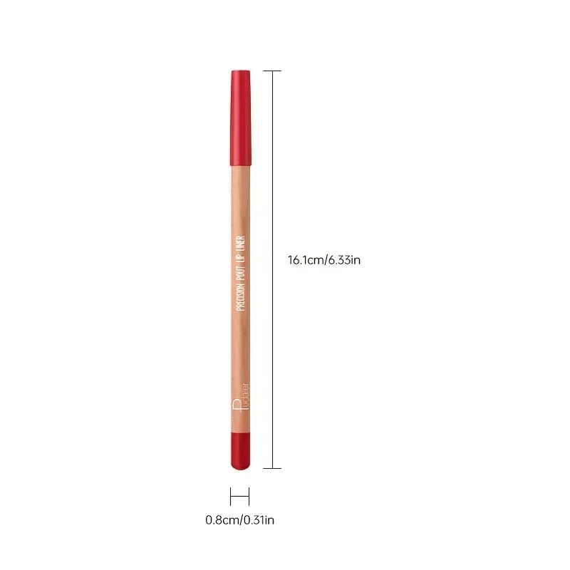 Lápis delineador labial fosco nude de longa duração à prova d'água à prova de manchas contorno preciso fórmula cremosa suave — image 7