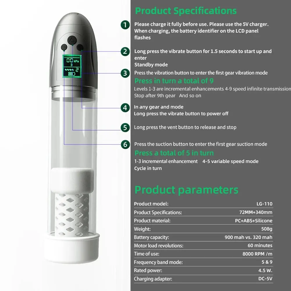 電動ペニスポンプ男性強化勃起強化ポンプ充電式真空ペニスコックポンプ引伸ポンプ勃起改善