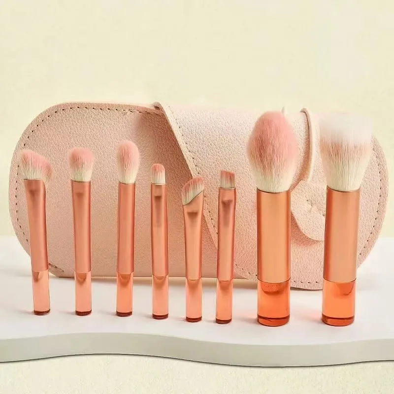 24 pçs conjuntos de pincéis de maquiagem pincéis cosméticos profissionais sobrancelha pó fundação sombras pinceaux compõem ferramentas