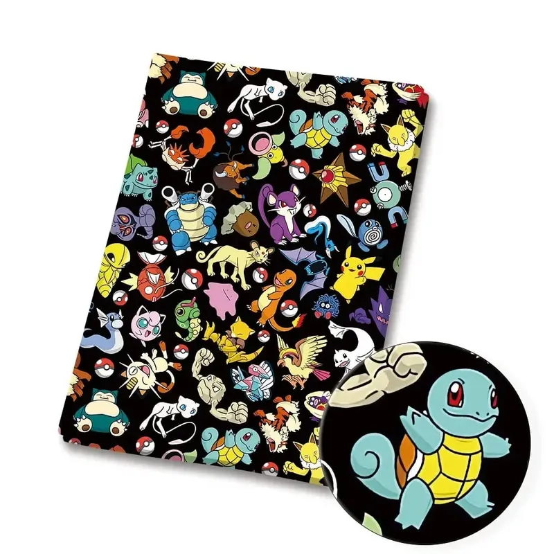 Pokemon Cartoon Fabric140*50cm Ruční šití Patchwork Quiltování Dětské šaty Domácí prostěradlo Potištěná látka Fabric Šití děti — image 9